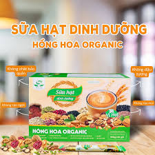 sua hat dinh duong  hong hoa organic