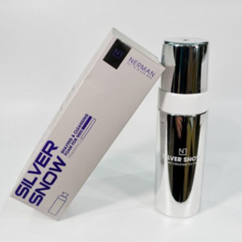 sua rua mat tao bot 2in1 nano bac nerman silver snow   huong nuoc hoa cao cap 150g