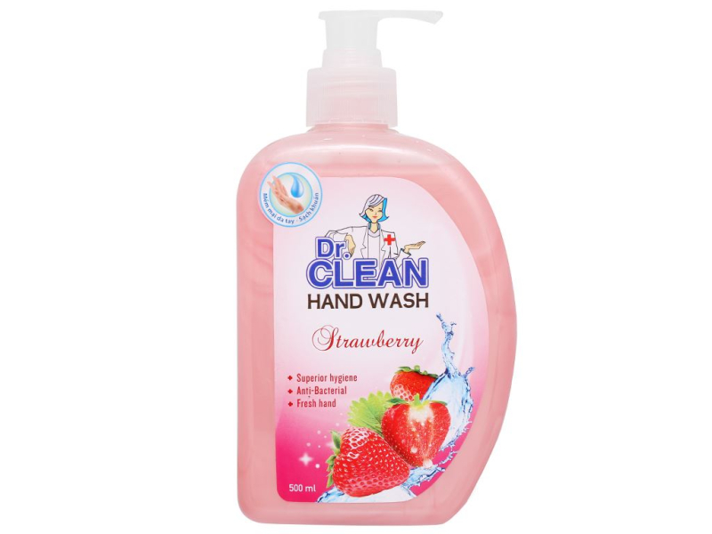 sua rua tay sach khuan dr clean huong dau 500 ml