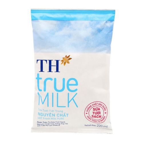 sua tuoi tiet trung nguyen chat khong duong th true milk bich 220ml