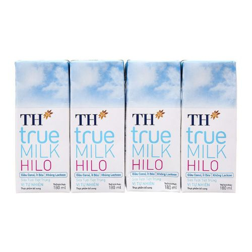 sua tuoi tiet trung th true milk hilo 180ml