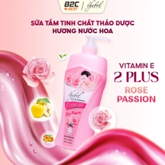 thebol   sua tam thao duoc silk proteine hoa hong diep ca  nuoc hoa phap rose passion  650g