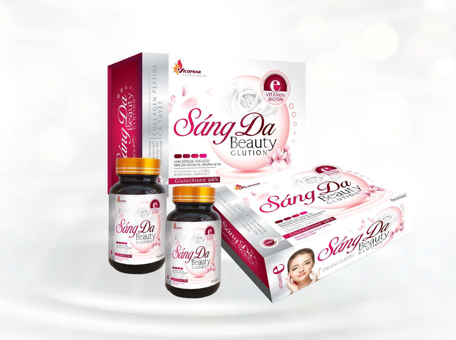 thuc pham bao ve suc khoe sang da beauty glution