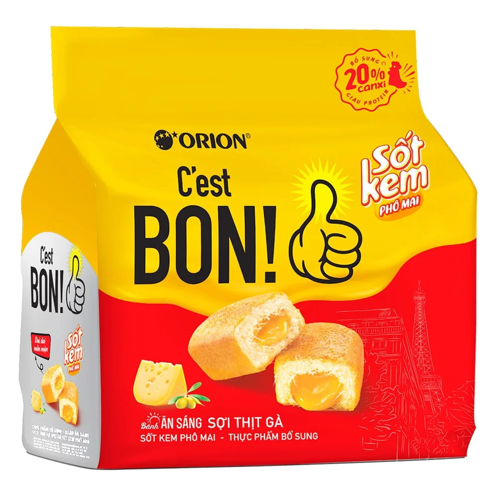 thuc pham bo sung   banh an sang c  8217 est bon soi thit ga sot kem pho mai  tui 5 goi   101 5 g