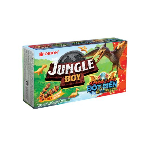 thuc pham bo sung   banh jungle boy t rex vi suon bo sot cam   hop 35 g