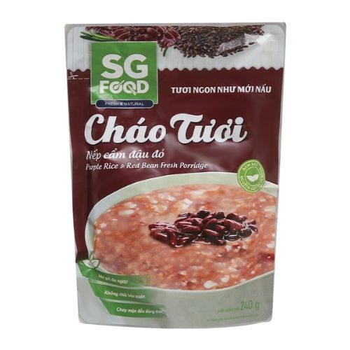 thuc pham dinh duong chao tuoi sgf nep cam dau do