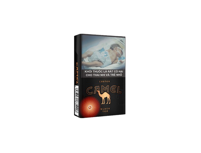 thuoc la lac da camel black tea 1 bam