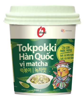 tokpokki han quoc vi matcha 105g