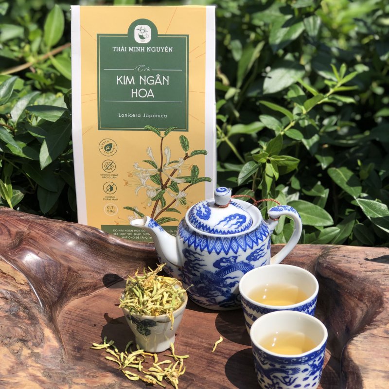tra kim ngan hoa tui giay 50g