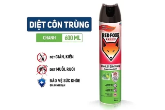 xit muoi red fox chanh 600ml  chai