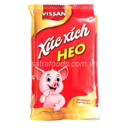 xuc xich heo 90 g  5 cay x 18 g