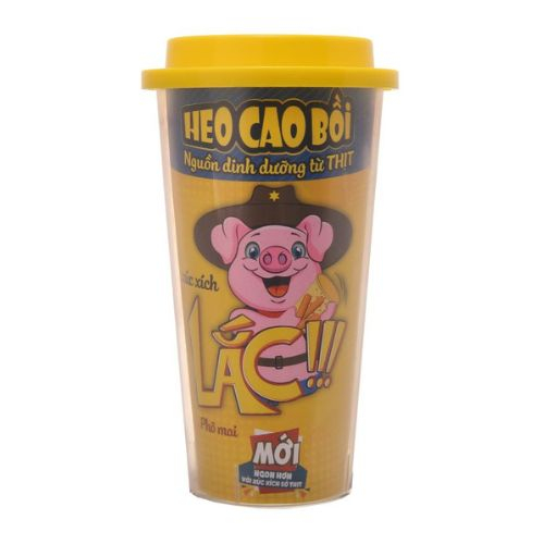 xuc xich lac pho mai heo cao boi ly 64g 3 cay