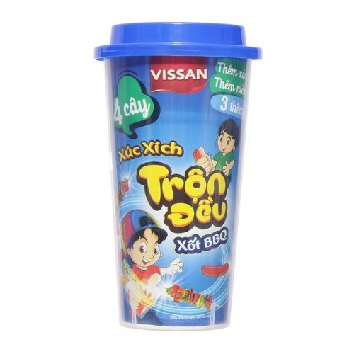 xuc xich tron deu xot bbq vissan ly 62g