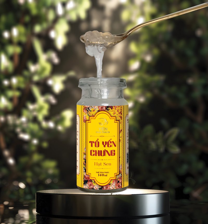 yen chung tuoi hat sen 140ml