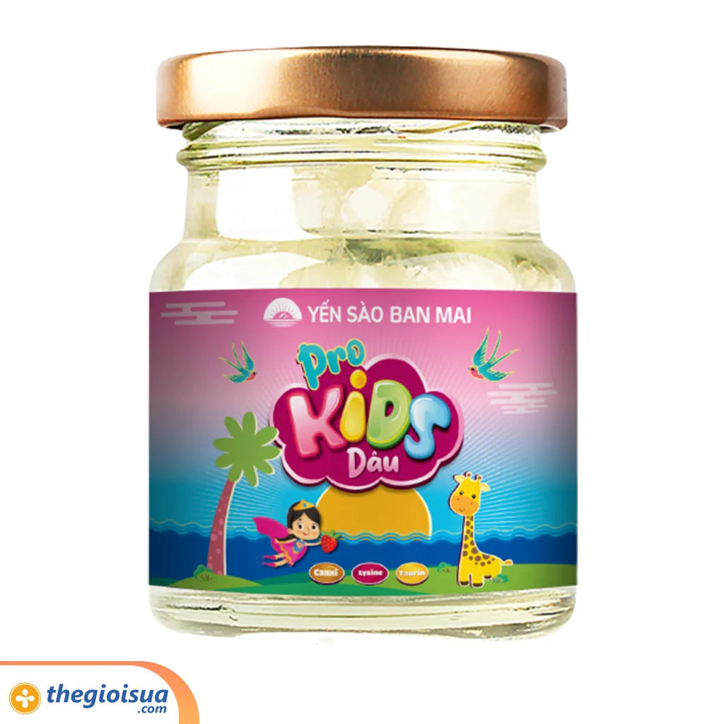 yen sao ban mai  pro kids huong dau hop 1 hu x 70ml